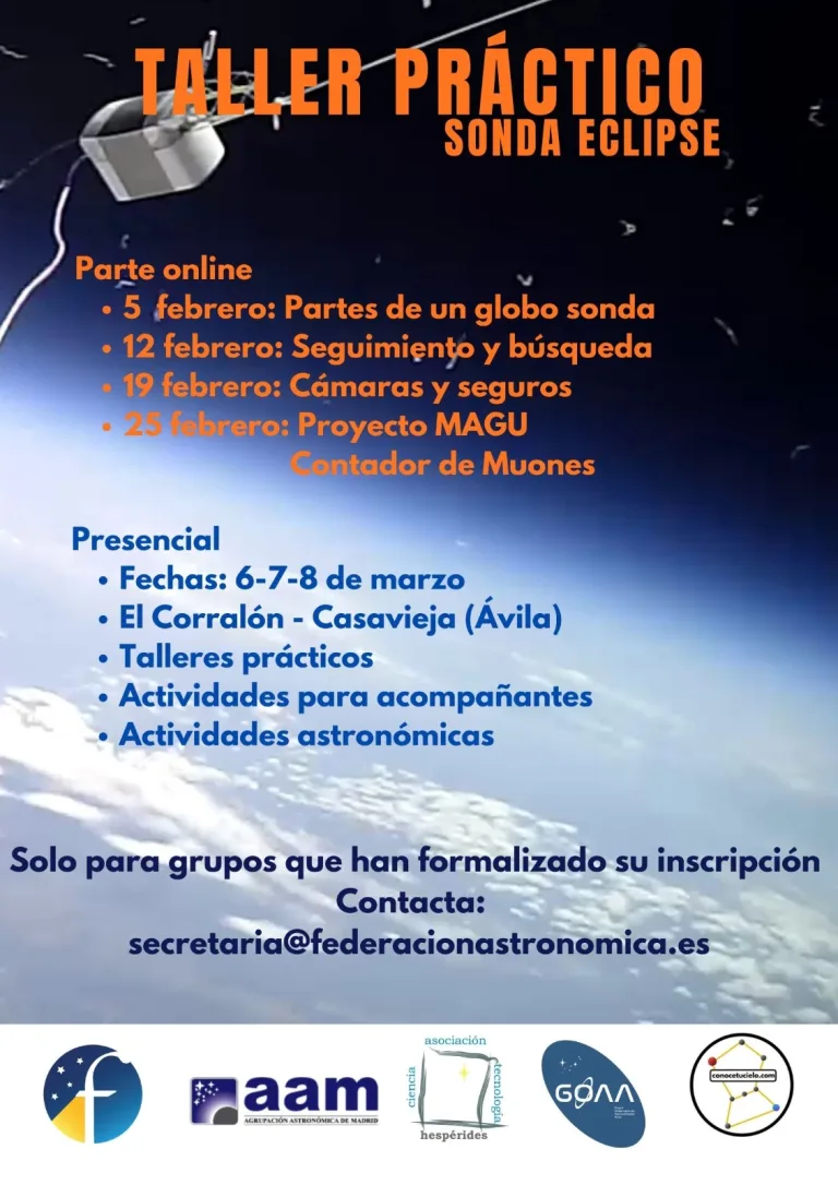 Taller práctico globos sonda eclipse FAAE